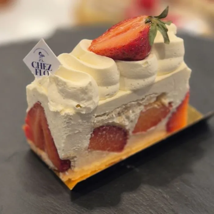 Fraisier — pâtisserie artisanale Chez Flo Paris 13e