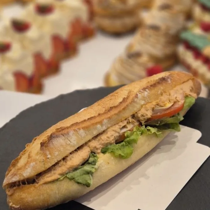Sandwich crudités poulet — sandwicherie Chez Flo Paris 13e