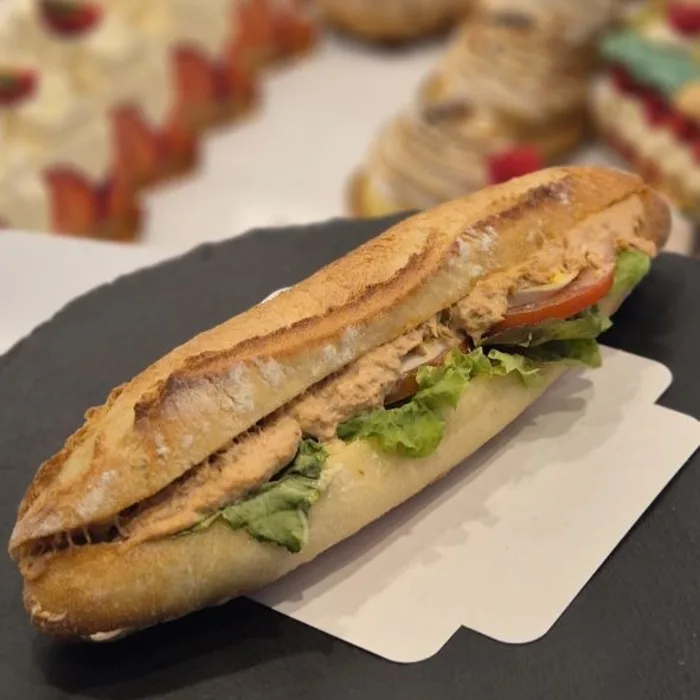 Sandwich crudités thon — sandwicherie Chez Flo Paris 13e